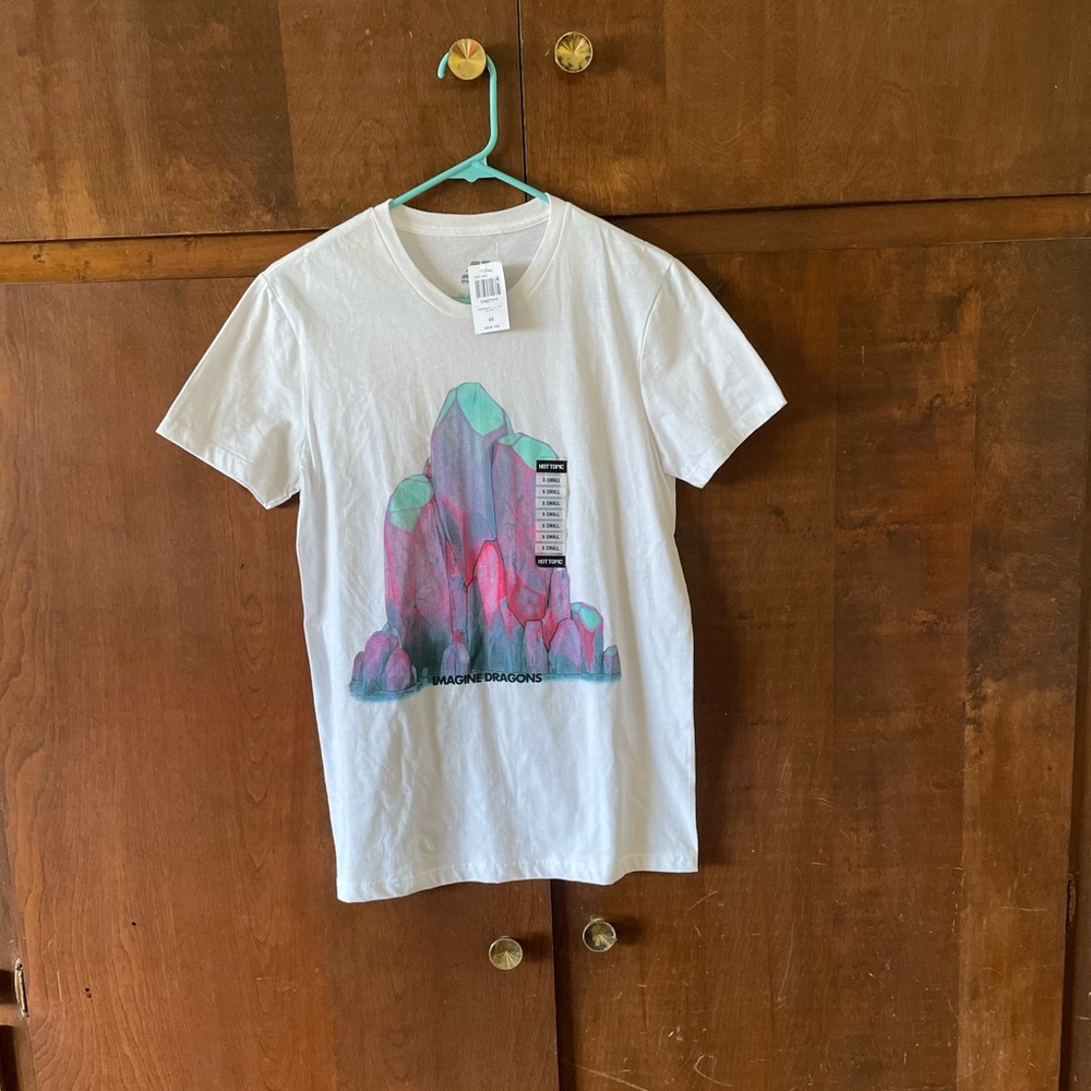 Hot topic Imagine Dragons XS white T -shirt NEW